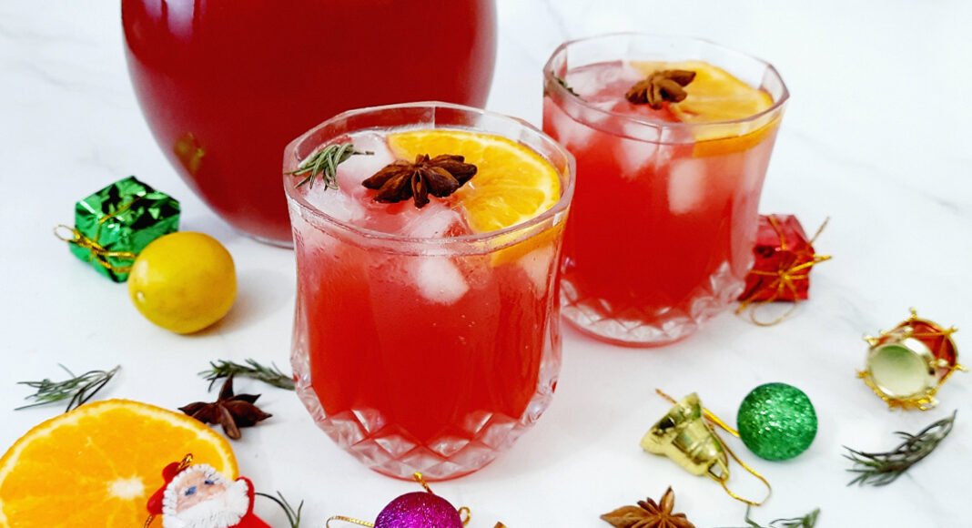 Christmas Party Punch Recipe - Mads' Cookhouse