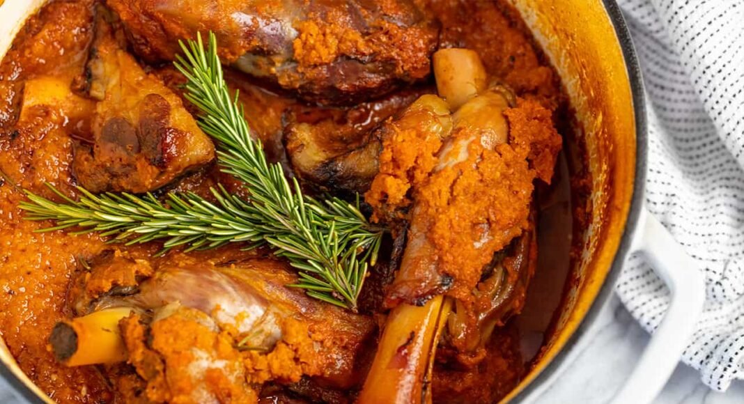 Classic Braised Lamb Shank
