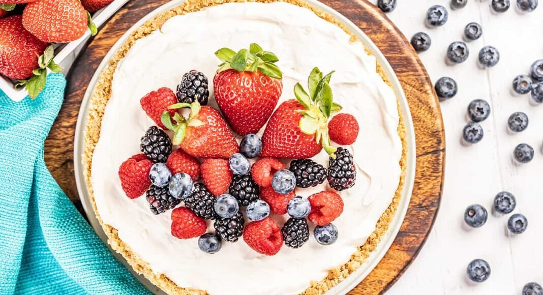 Easy No Bake Cheesecake - The Stay At Home Chef