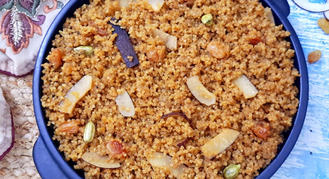 Gud Wale Samai (Jaggery with Little Millets)