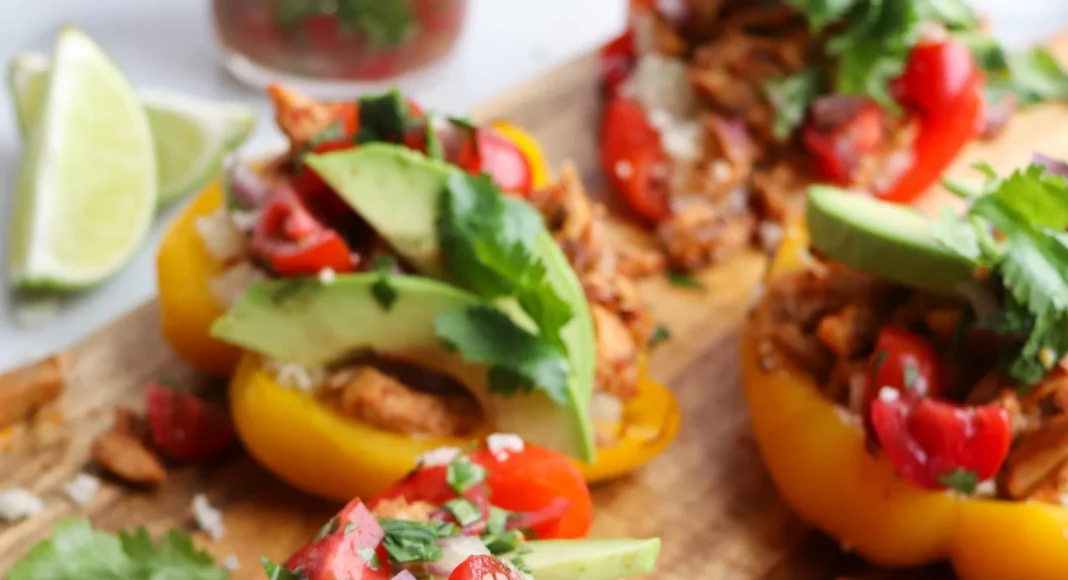 Mexican Chicken Stuffed Peppers