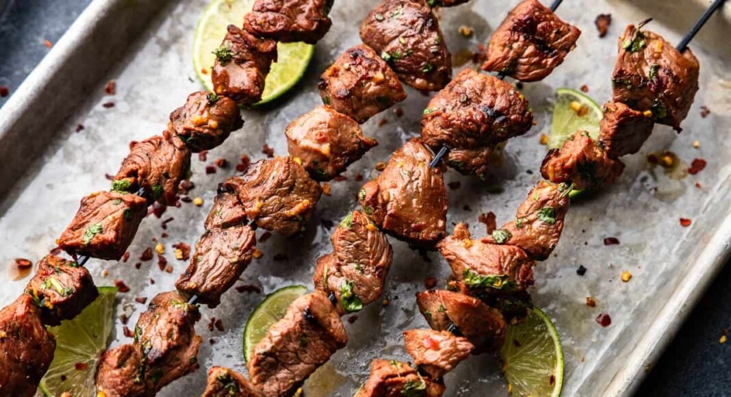 Easy Marinated Beef Kabobs