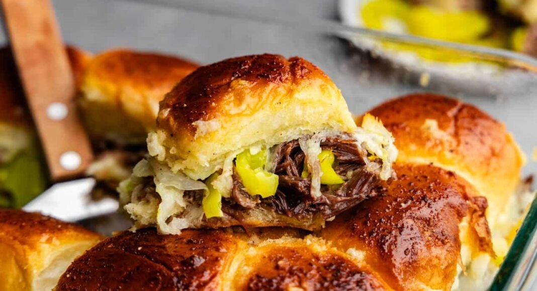 Mississippi Pot Roast Sliders - The Stay At Home Chef