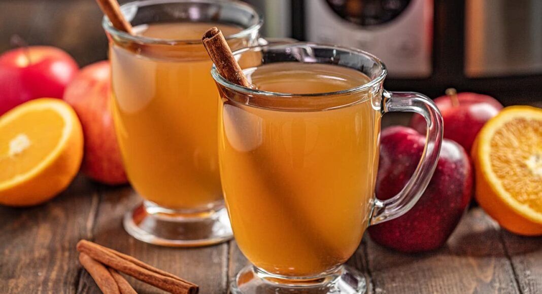 Slow Cooker Apple Cider Made From Scratch