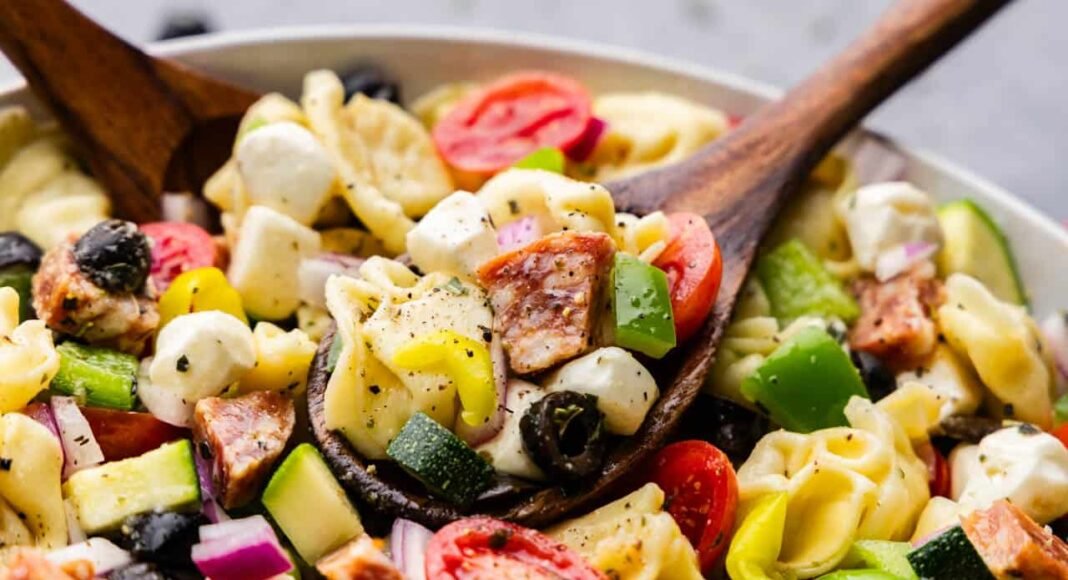 Tortellini Pasta Salad - The Stay At Home Chef