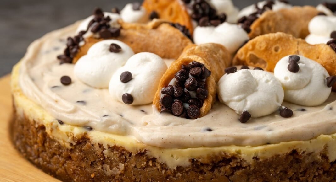 Cannoli Cheesecake | Cookies and Cups