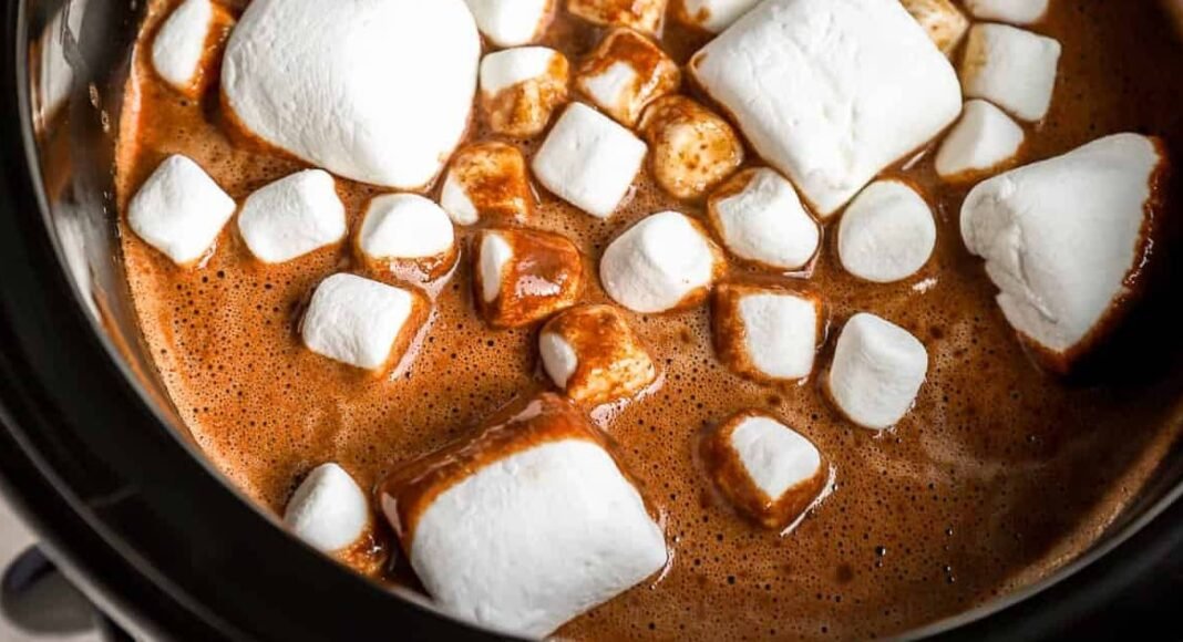 Crockpot Hot Chocolate Recipe - The Cookie Rookie®
