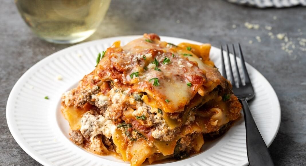 Easy Instant Pot Lasagna | Cookies and Cups