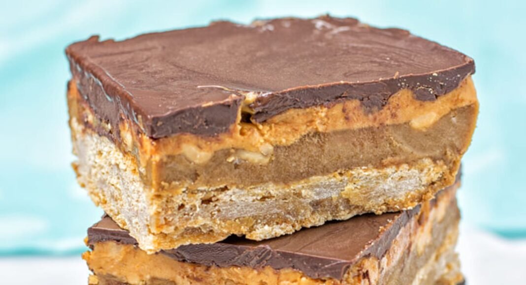 Snickers Shortbread Bars [Vegan, Gluten-Free] – One Green Planet