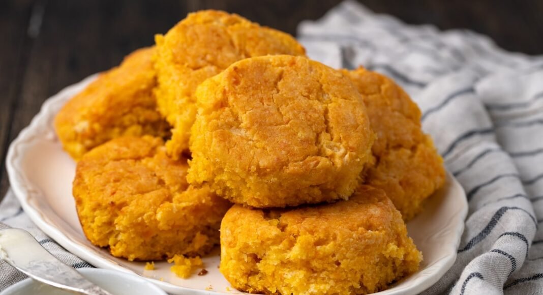 Flaky Sweet Potato Biscuits | Cookies and Cups