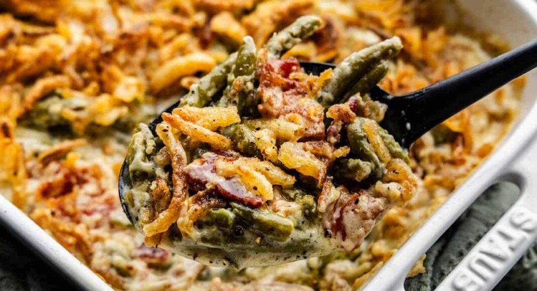 Easy Green Bean Casserole (No Cream of Mushroom!)