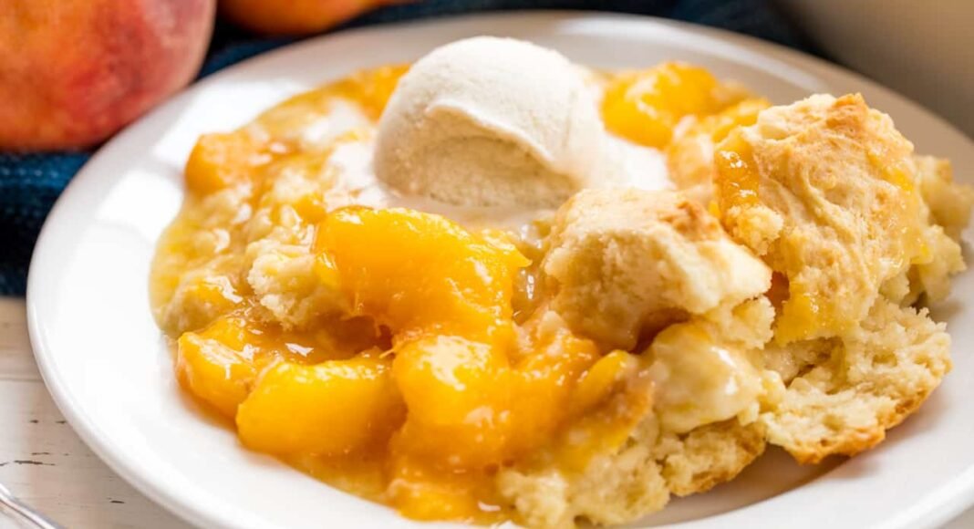 Old Fashioned Peach Cobbler