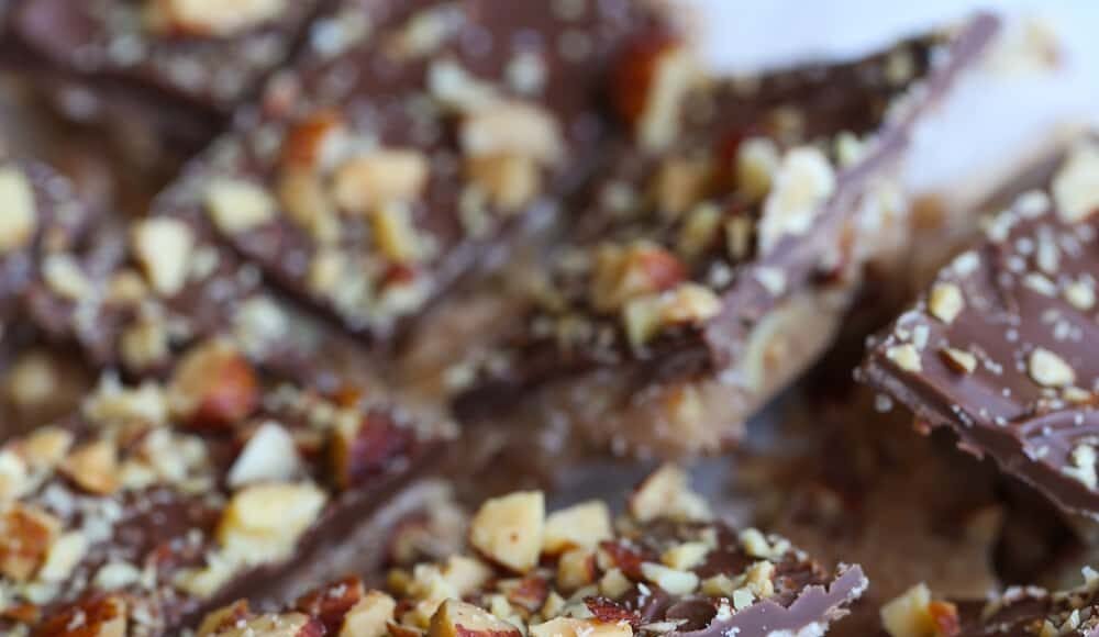 Homemade Almond Roca Recipe | Cookies and Cups