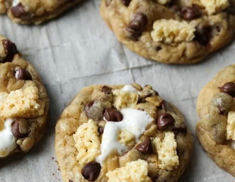 Krispie Treat Chocolate Chip Cookies