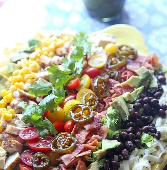 Southwestern Cobb Salad Recipe | Easy Homemade Dinner Salad