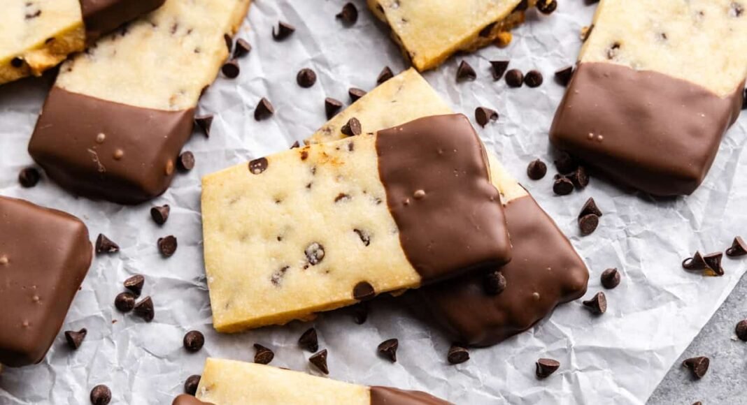 Chocolate Chip Shortbread Cookies