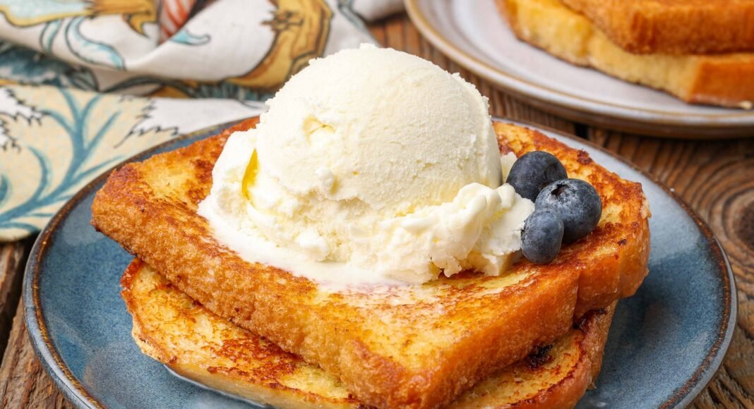 Ice Cream French Toast - Barefeet in the Kitchen