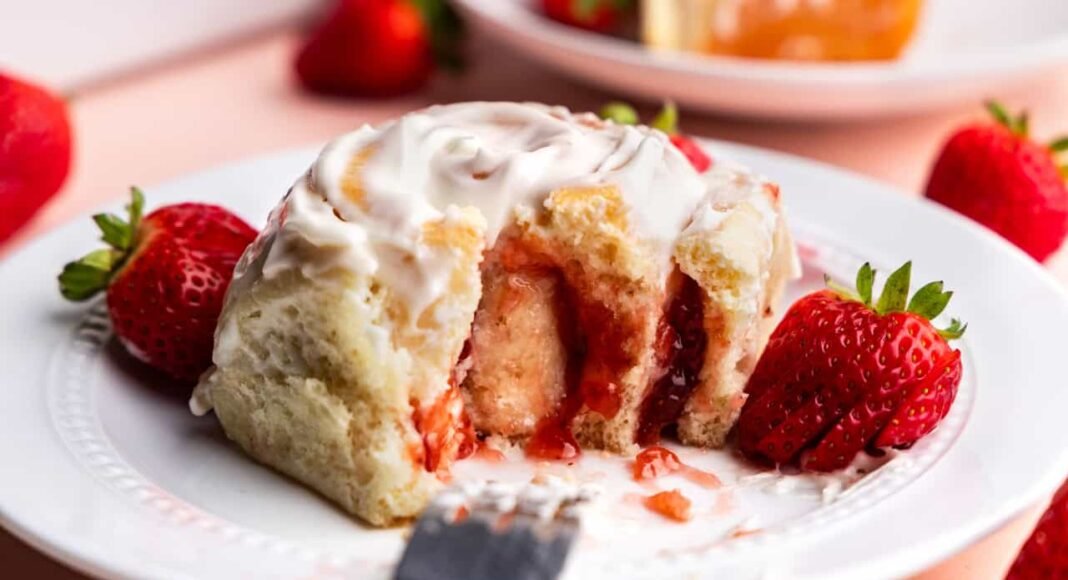 Strawberries & Cream Rolls - The Stay At Home Chef