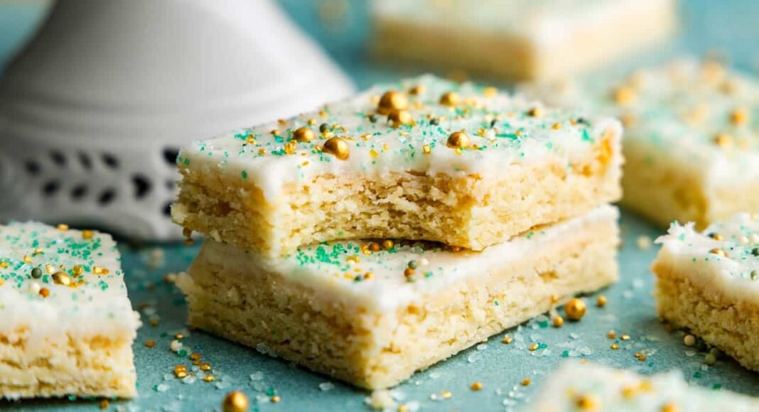 Sugar Cookie Bars - The Stay At Home Chef