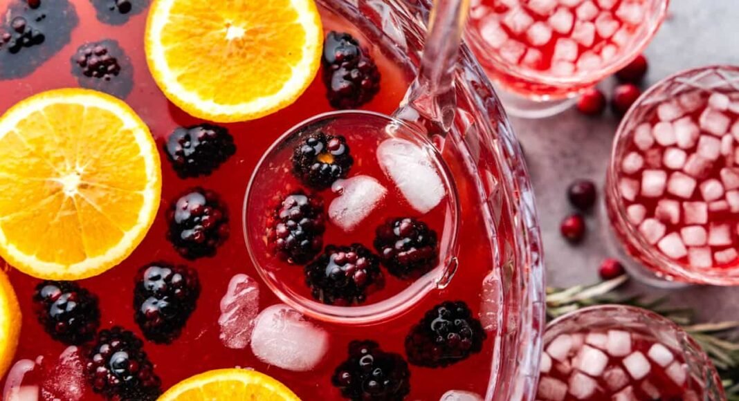 Holiday Punch - The Stay At Home Chef