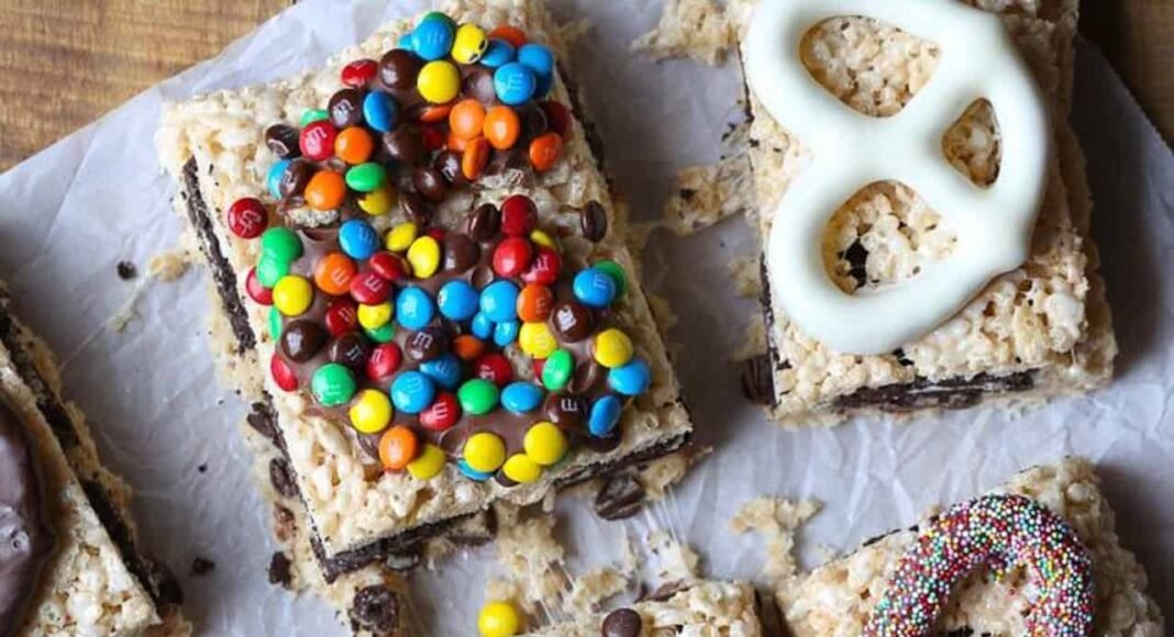 Trashy Treats cut and served