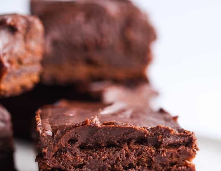 Fudgy Baileys Brownie with chocolate ganache