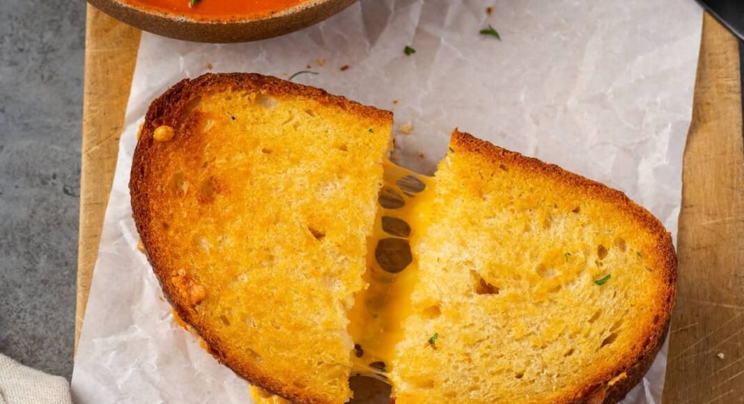 Air Fryer Grilled Cheese | Cookies & Cups