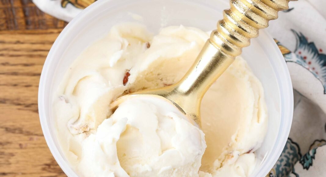 Almond Ice Cream - Barefeet in the Kitchen