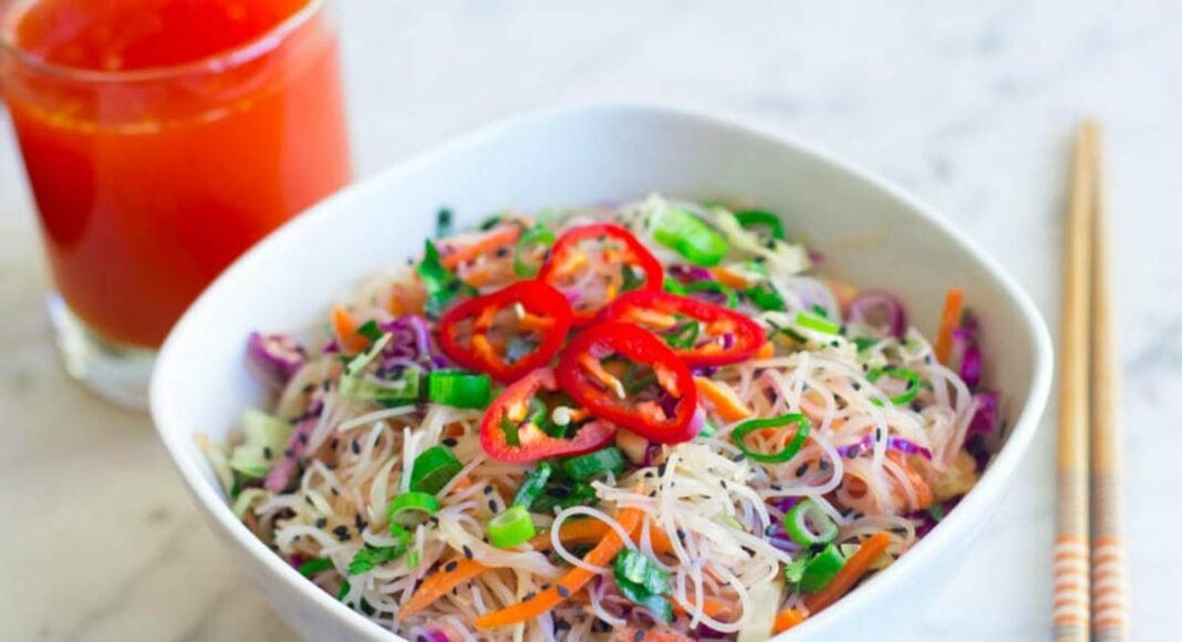 Refreshing Vegan Asian Noodle Salad [Vegan, Gluten-Free] – One Green Planet