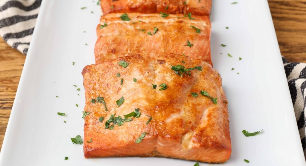 Marinated Asian Salmon - Barefeet in the Kitchen
