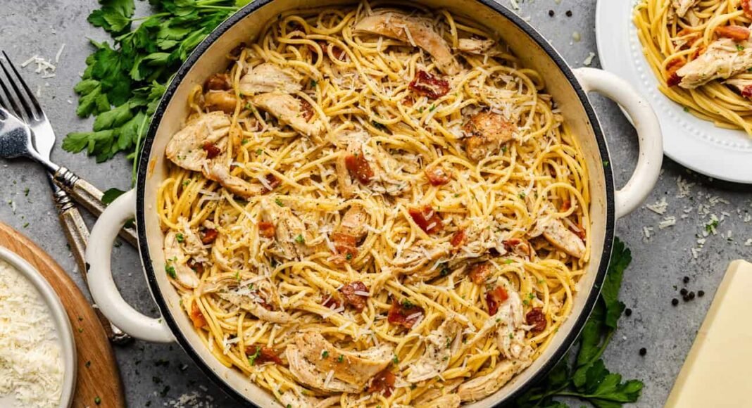 Chicken Carbonara - The Stay At Home Chef