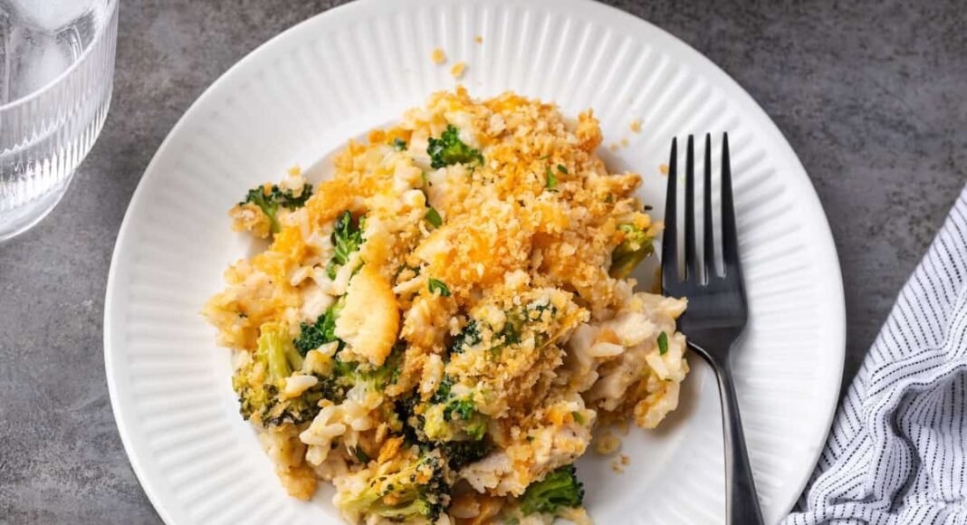 Chicken and Broccoli Casserole | Cookies & Cups