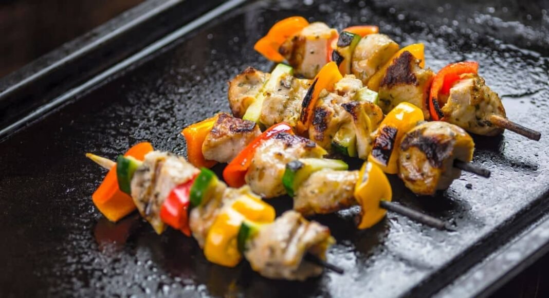 Chicken Skewers in Oven
