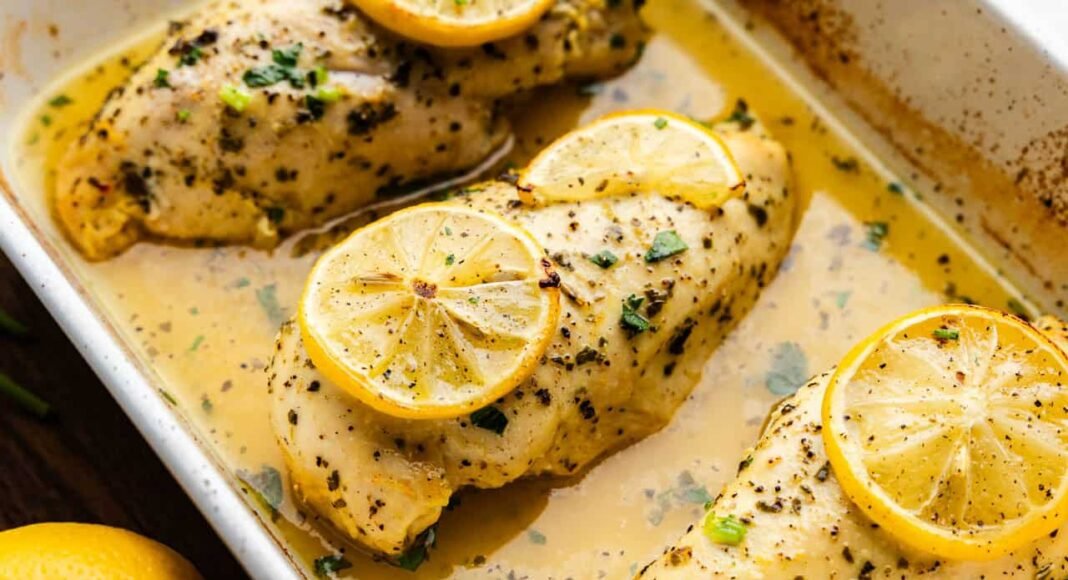 Easy Lemon Herb Baked Chicken Breast