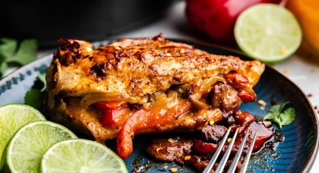 Fajita Stuffed Chicken Breasts