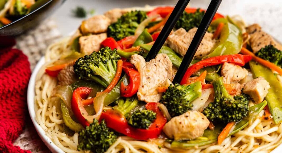 Takeout Chicken Stir Fry - The Stay At Home Chef