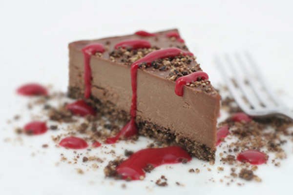 Raw Double Chocolate Cherry Cheesecake [Vegan] – One Green Planet