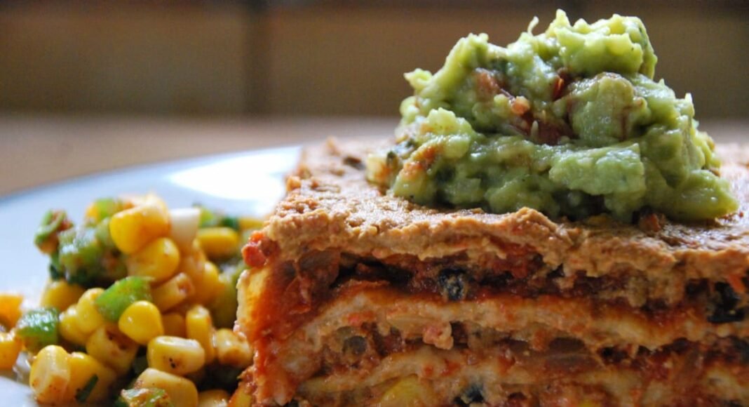 Chili Tortilla Lasagne [Vegan]
