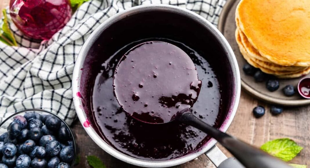 Homemade Blueberry Syrup