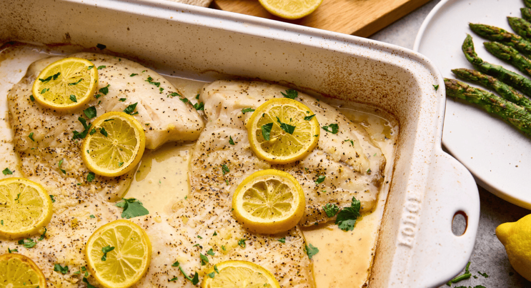 Easy Lemon Garlic Baked Tilapia