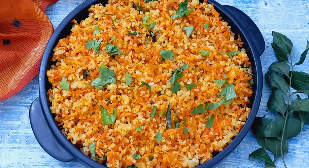 Nut-Free Little Millet Carrot Rice Recipe