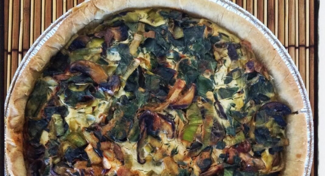 Swiss Chard Quiche With Wild Mushrooms - One Green Planet