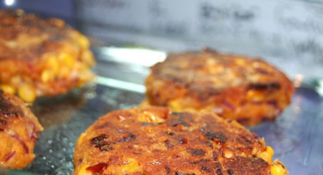 Sweetcorn Sunrise Burgers [Vegan] – One Green Planet