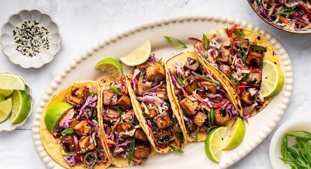 Asian Tofu Tacos