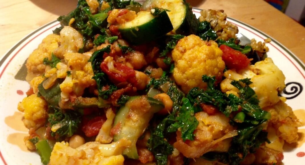 Cauliflower Cacciatore [Vegan, Gluten-Free]