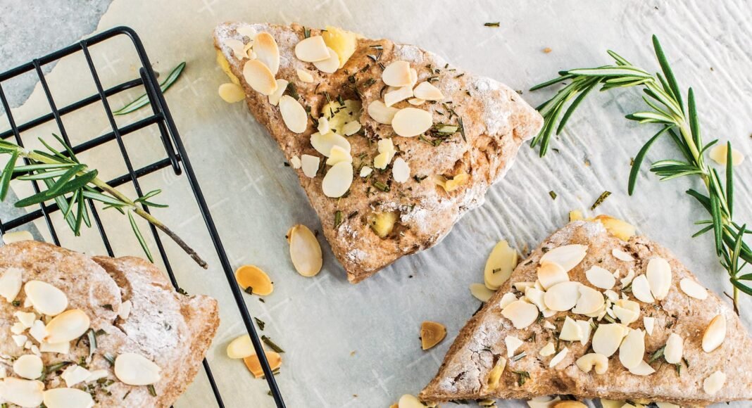 Pineapple vegan scones