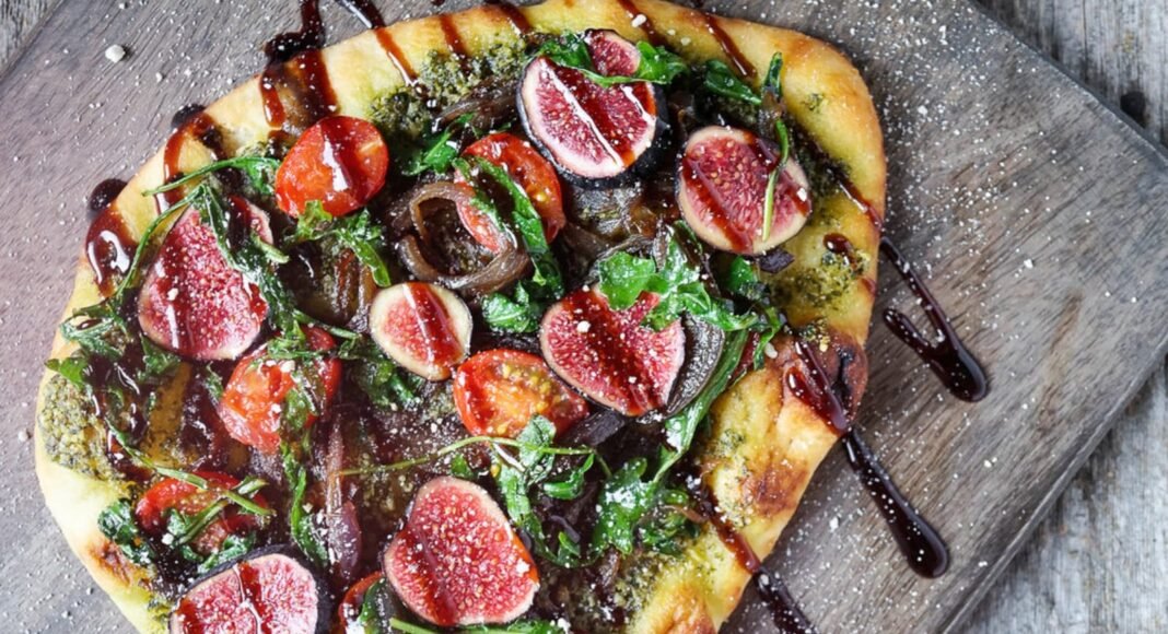 Fig and Caramelized Onion Flatbread [Vegan] – One Green Planet
