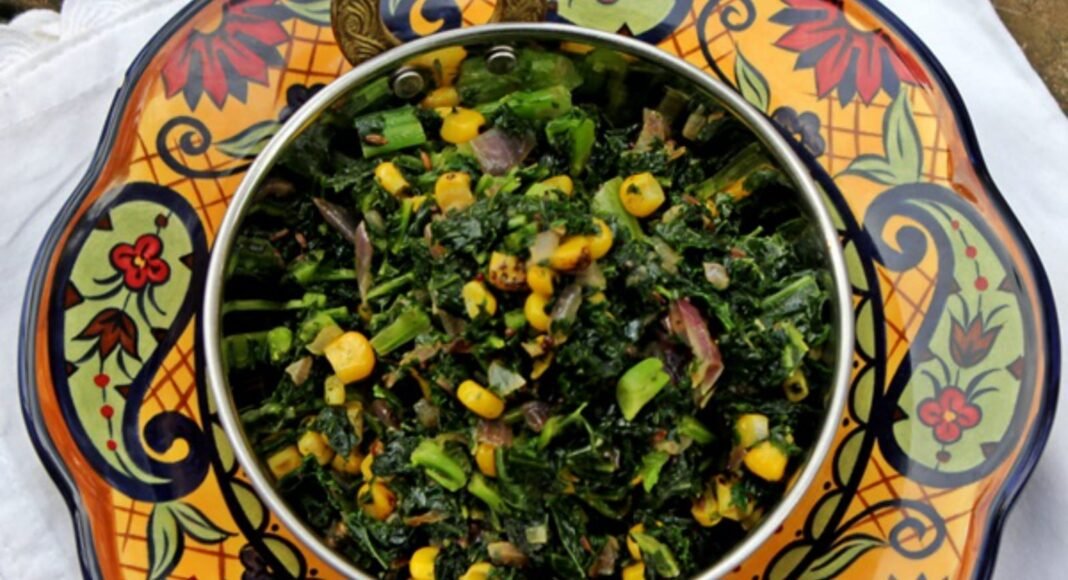Kale and Roasted Corn Stir Fry [Vegan] – One Green Planet