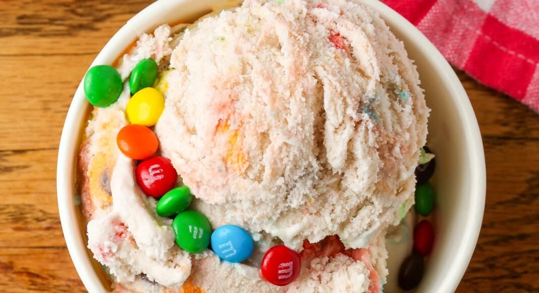 M&M Ice Cream - Barefeet in the Kitchen
