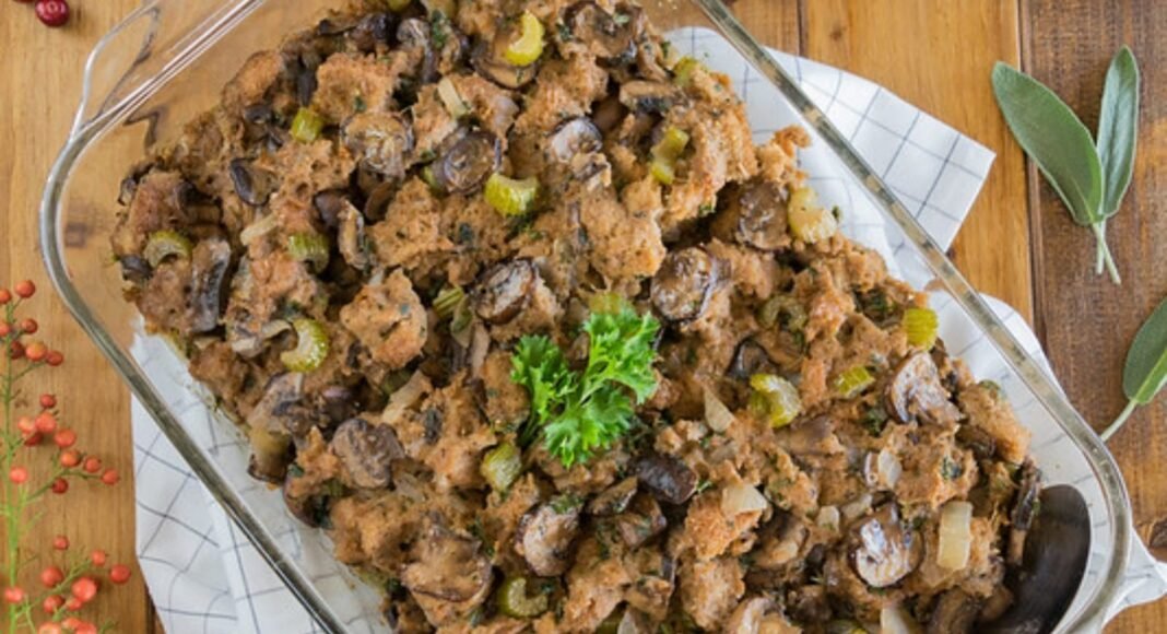 Show Stopper Mushroom and Sage Stuffing [Vegan] – One Green Planet